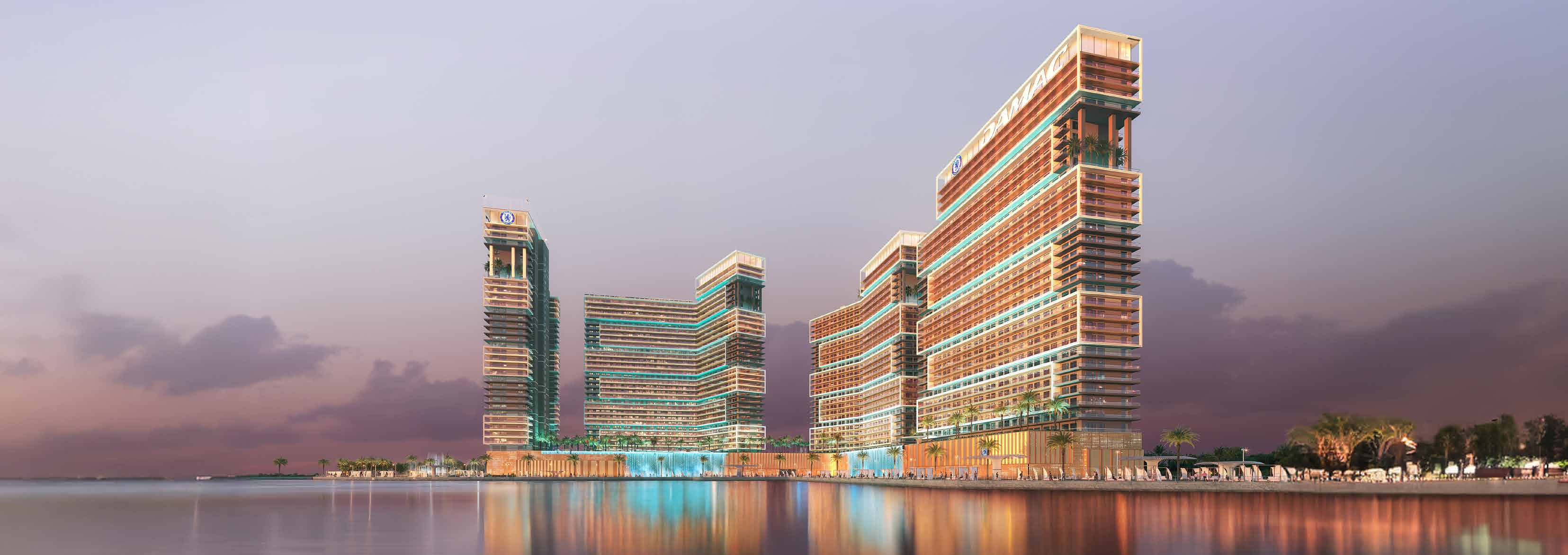 Chelsea Residences pe malul mării, randare DAMAC