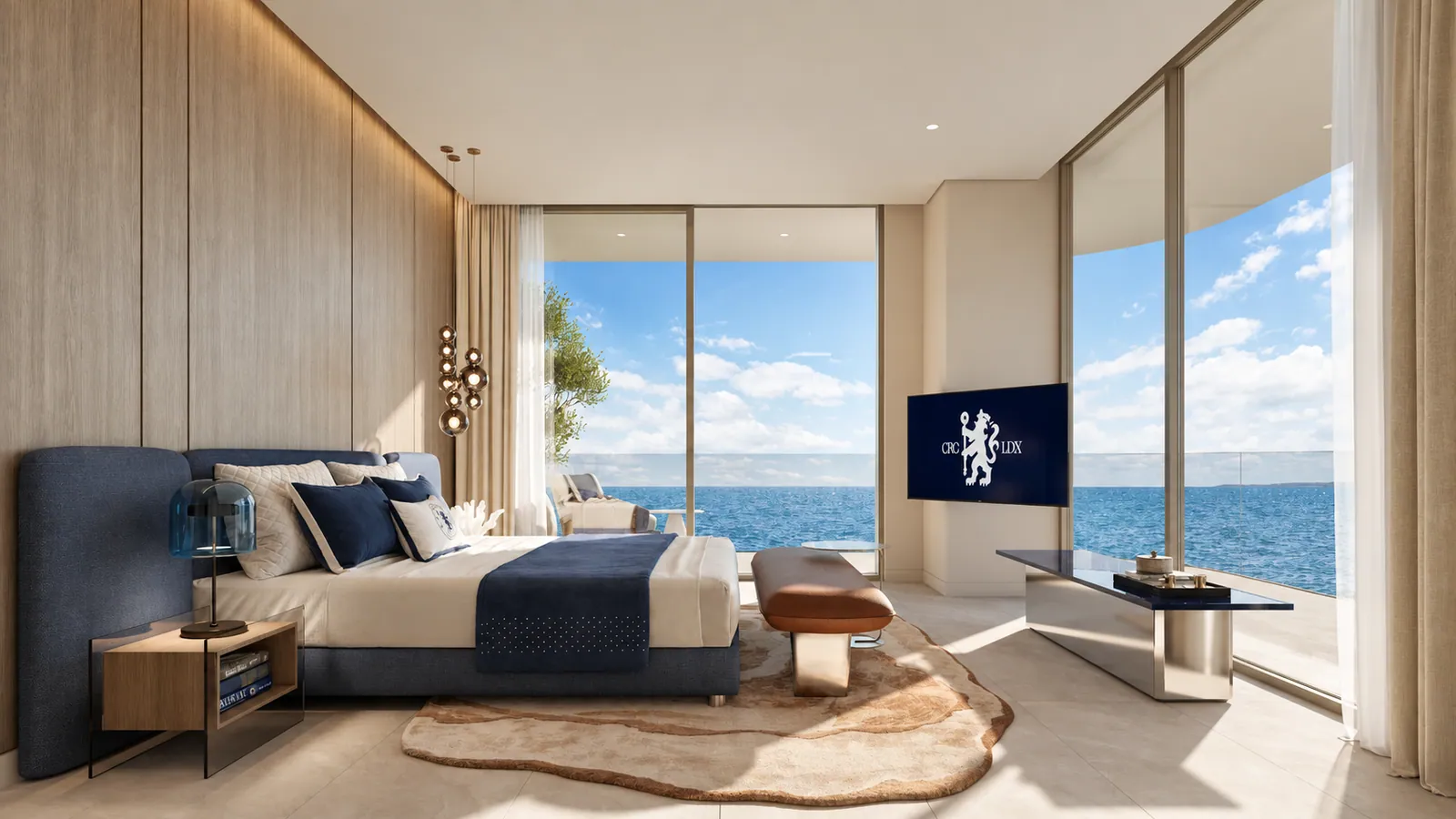 Chelsea Residences, vizualizare de prezentare prelucrată cu AI după o randare DAMAC